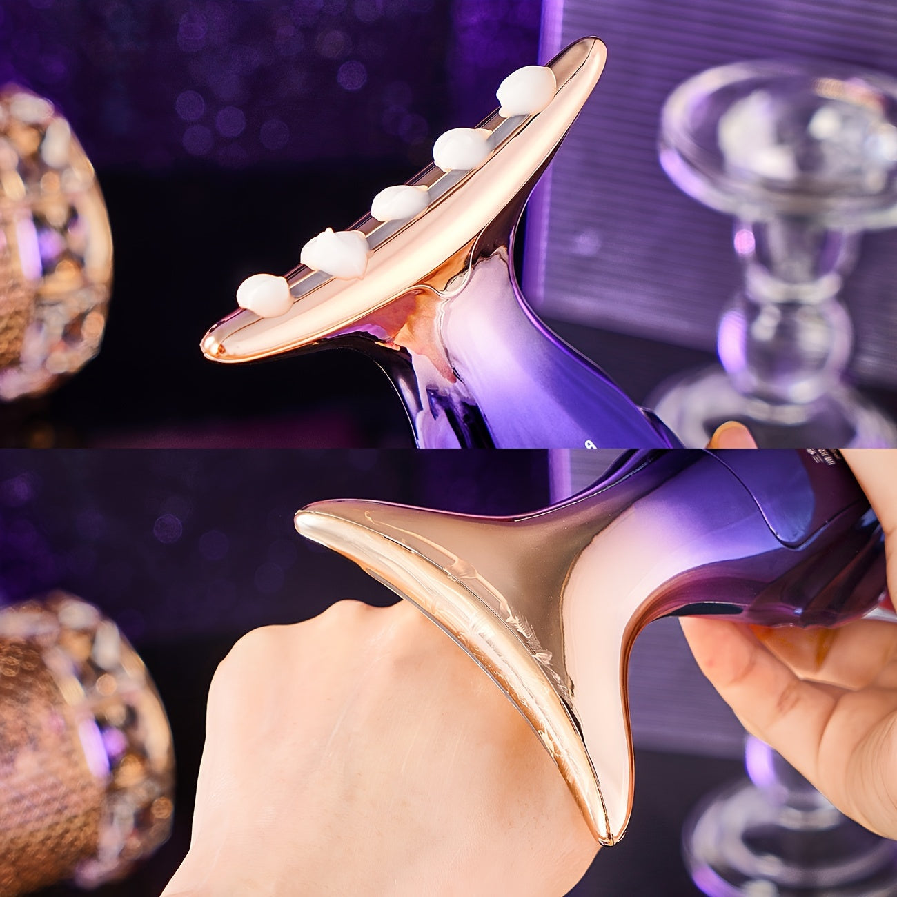 Rejuvenating LED Light Therapy Facial Massager - Anti-Aging & Skin Revitalization