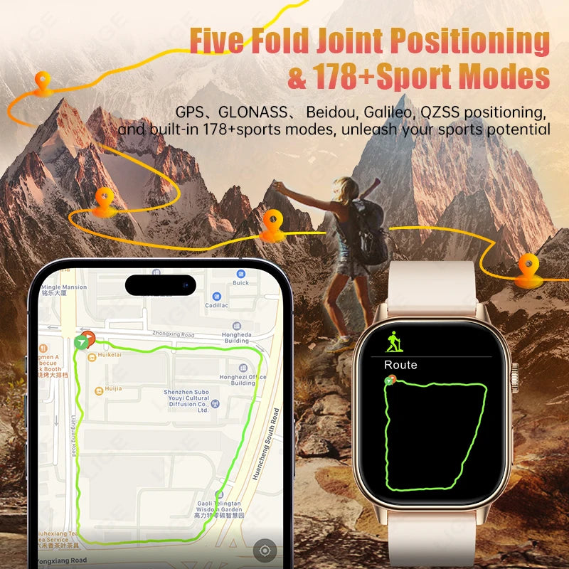 LIGE HD Smartwatch 2.01¨HD