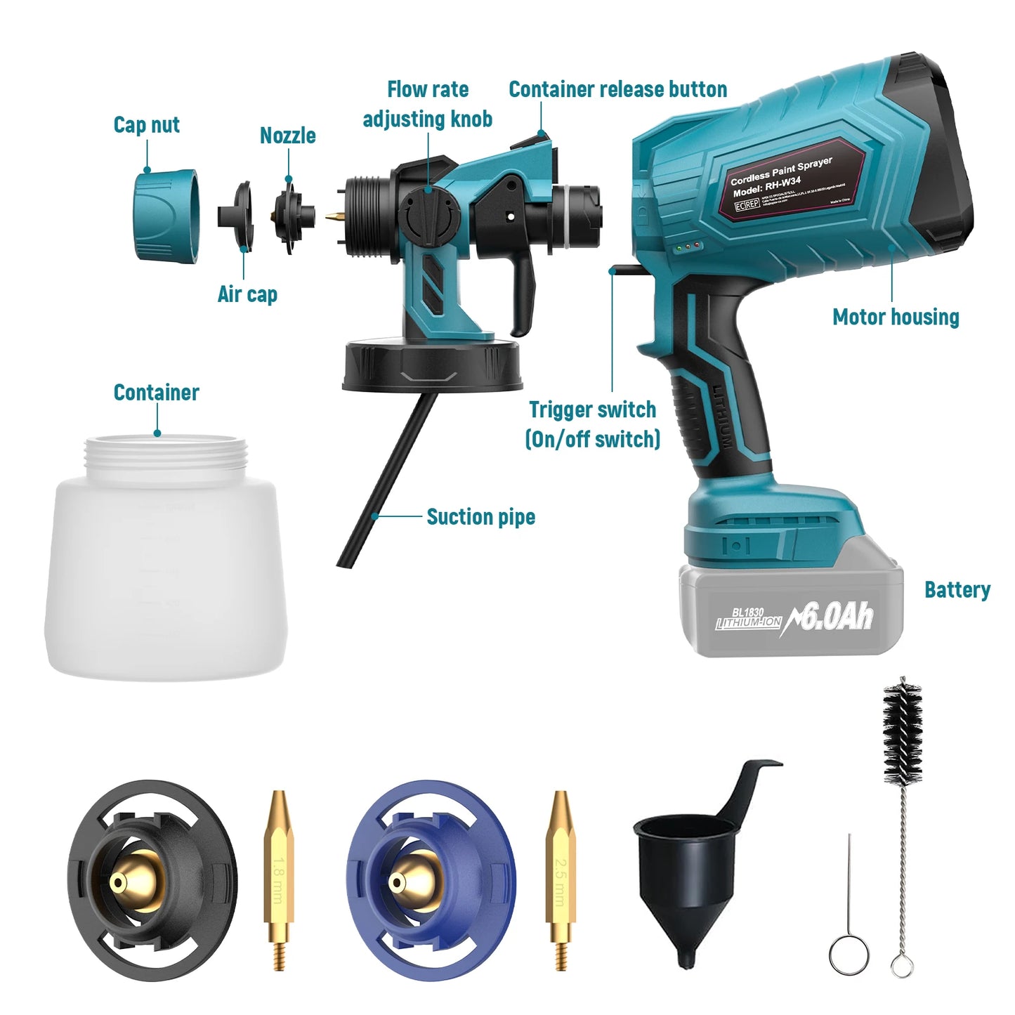 Paint Sprayer For Makita