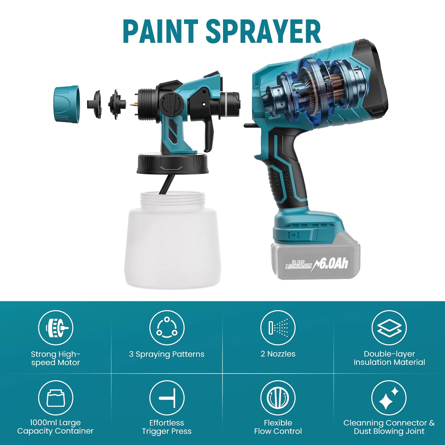 Paint Sprayer For Makita