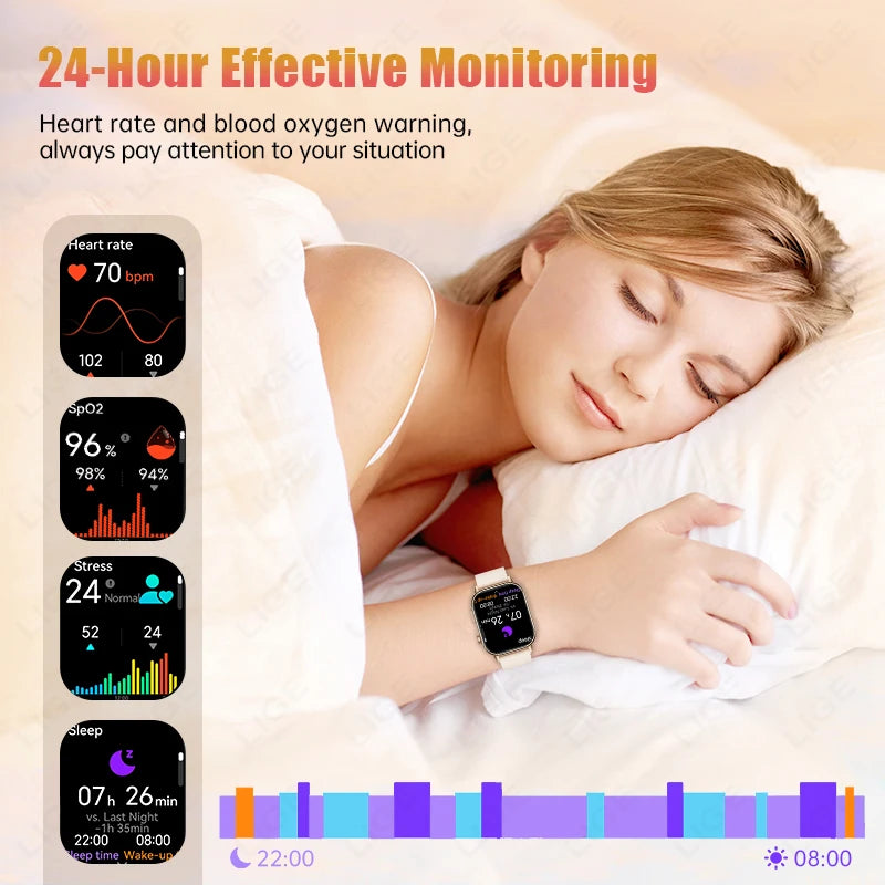 LIGE HD Smartwatch 2.01¨HD