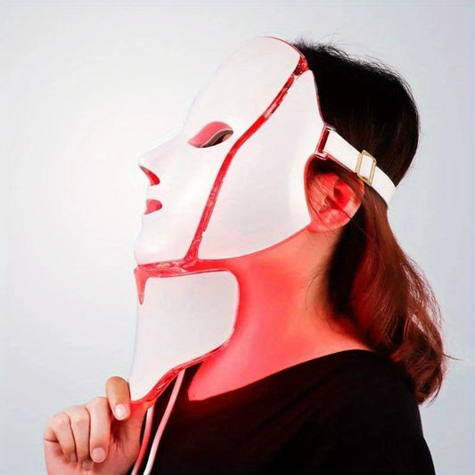 7-Color LED Therapy Face Mask - Professional Skincare &amp; Anti-Aging Treatment