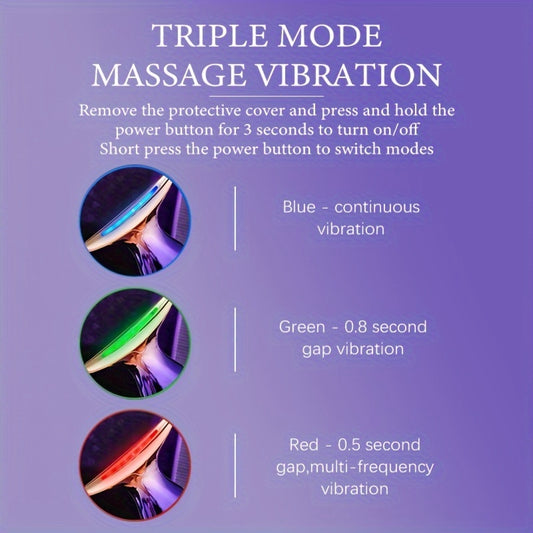 Rejuvenating LED Light Therapy Facial Massager - Anti-Aging & Skin Revitalization