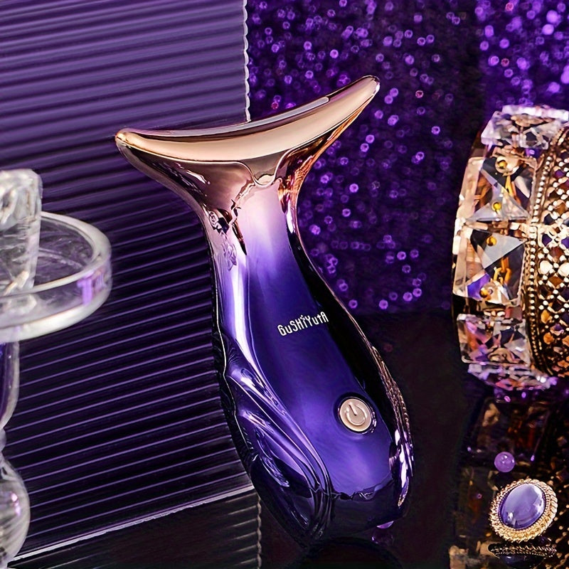Rejuvenating LED Light Therapy Facial Massager - Anti-Aging & Skin Revitalization