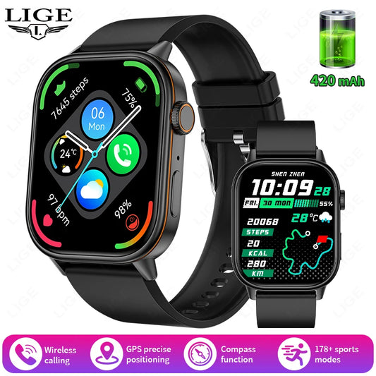 LIGE HD Smartwatch 2.01¨HD