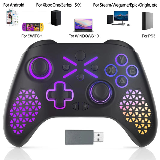 RGB Wireless Controller For Windows PC/Xbox One/xbox Series X/S