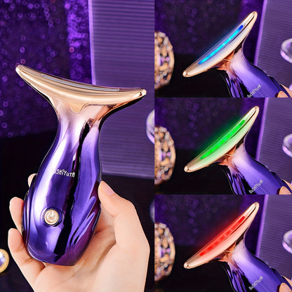 Rejuvenating LED Light Therapy Facial Massager - Anti-Aging & Skin Revitalization