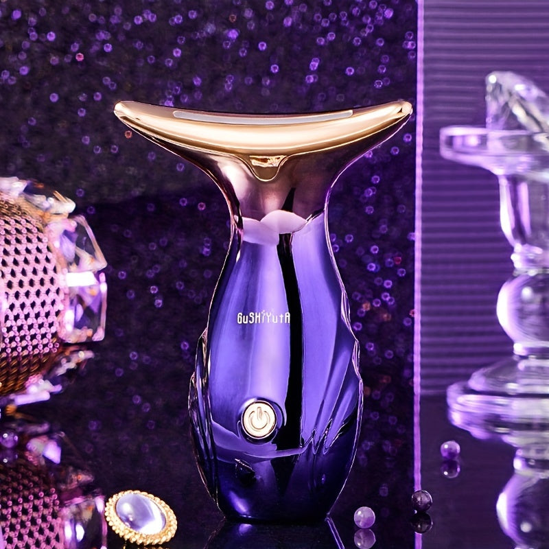 Rejuvenating LED Light Therapy Facial Massager - Anti-Aging & Skin Revitalization