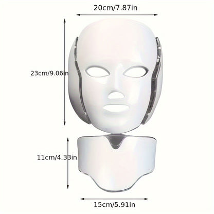 7-Color LED Therapy Face Mask - Professional Skincare &amp; Anti-Aging Treatment